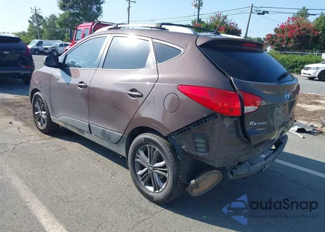 2014 Hyundai Tucson Se from USA, damaged, VIN KM8JU3AG0EU934564